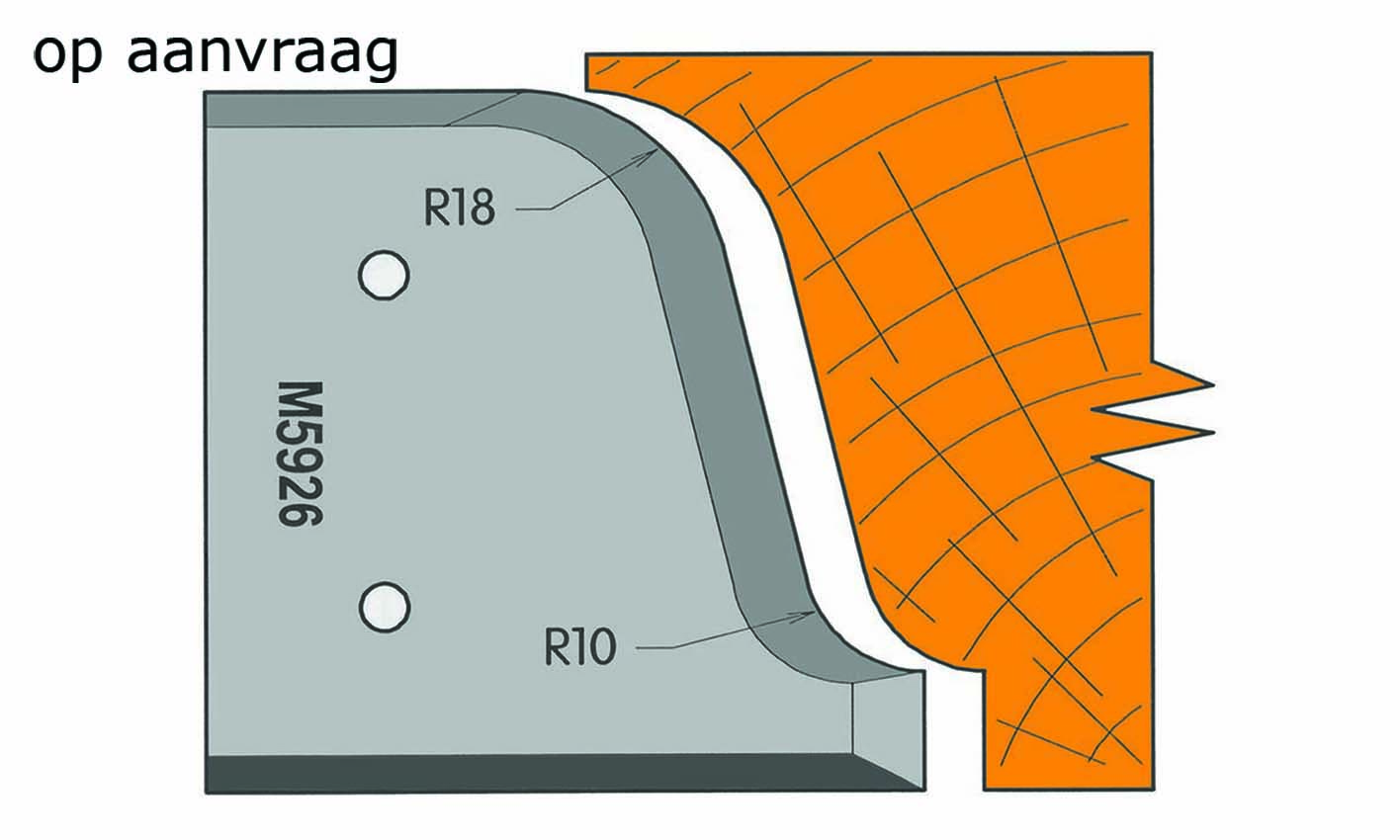 Frees- en keermessen voor universeel freeskoppen 59/64 x 7,5mm Type: M5926