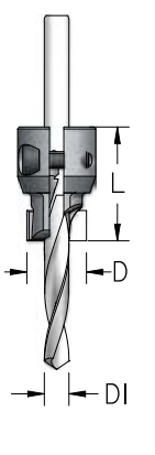 B122 HM Universele Multidiameter verzinkboor Universele verzinker