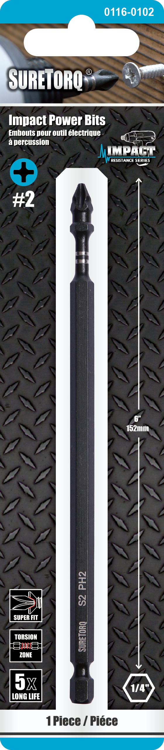 ST0116-0102 Phillips Power Bit Power impact bits