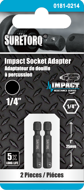 ST0181-0214 Adapters Voor impact bits